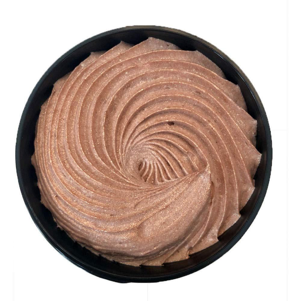 Subtle Level 1 Rose Gold Shimmer Organic Whipped Body Butter Moisturizing 4.0 Oz
