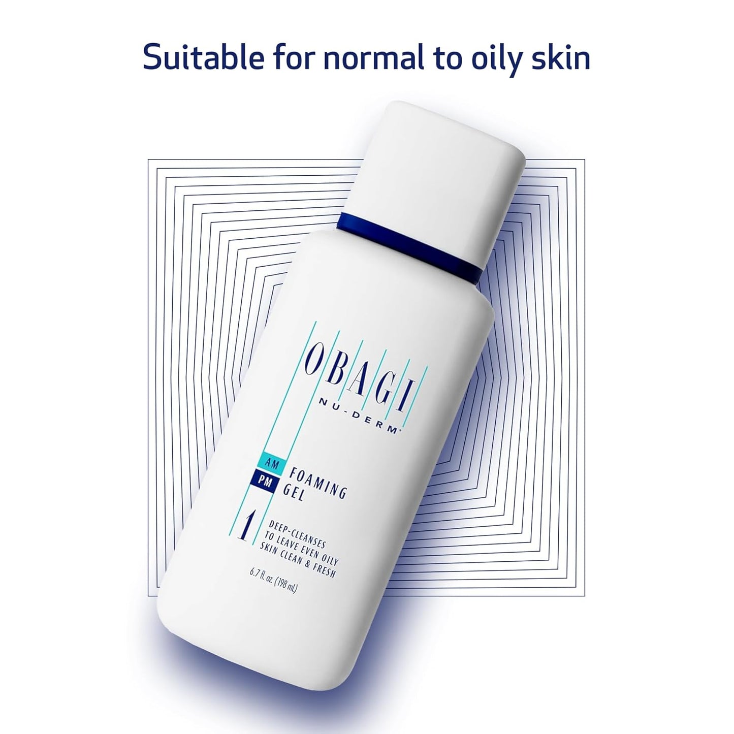 Obagi Nu-Derm Foaming Gel – Gel-Based Cleanser for Normal to Oily & Sensitive Skin